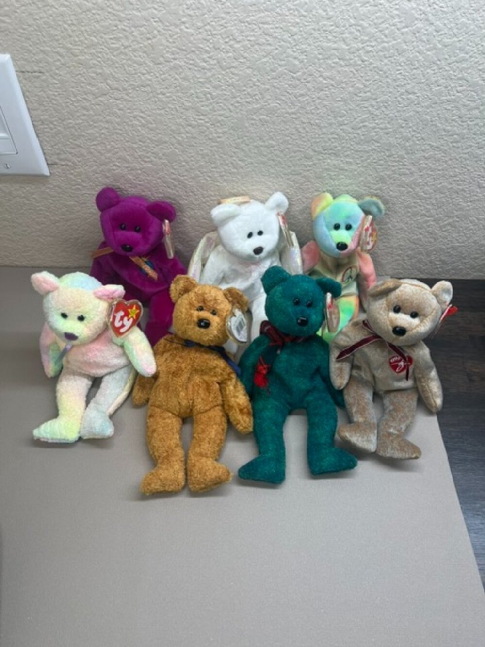 TY Beanie Baby Bears - Set of 7 Bears